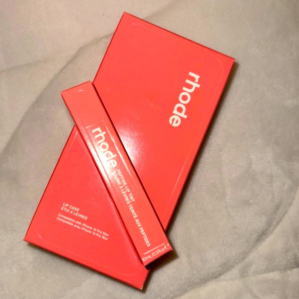 BNIB-Rhode Summer Phone Case and Lippie